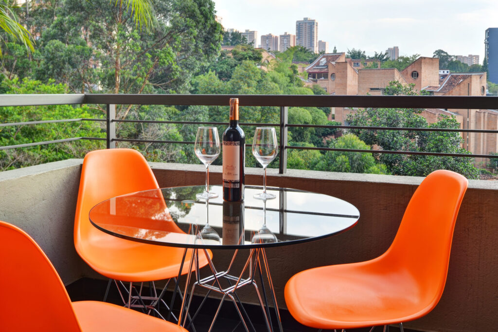 Balcony and Wine