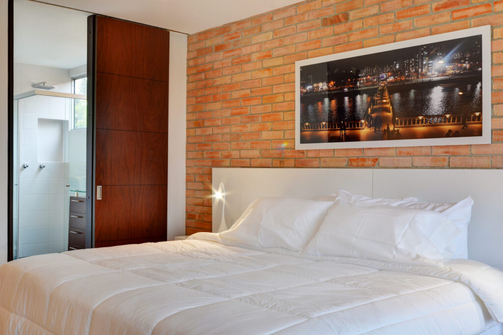 Bedroom showing bathrooom