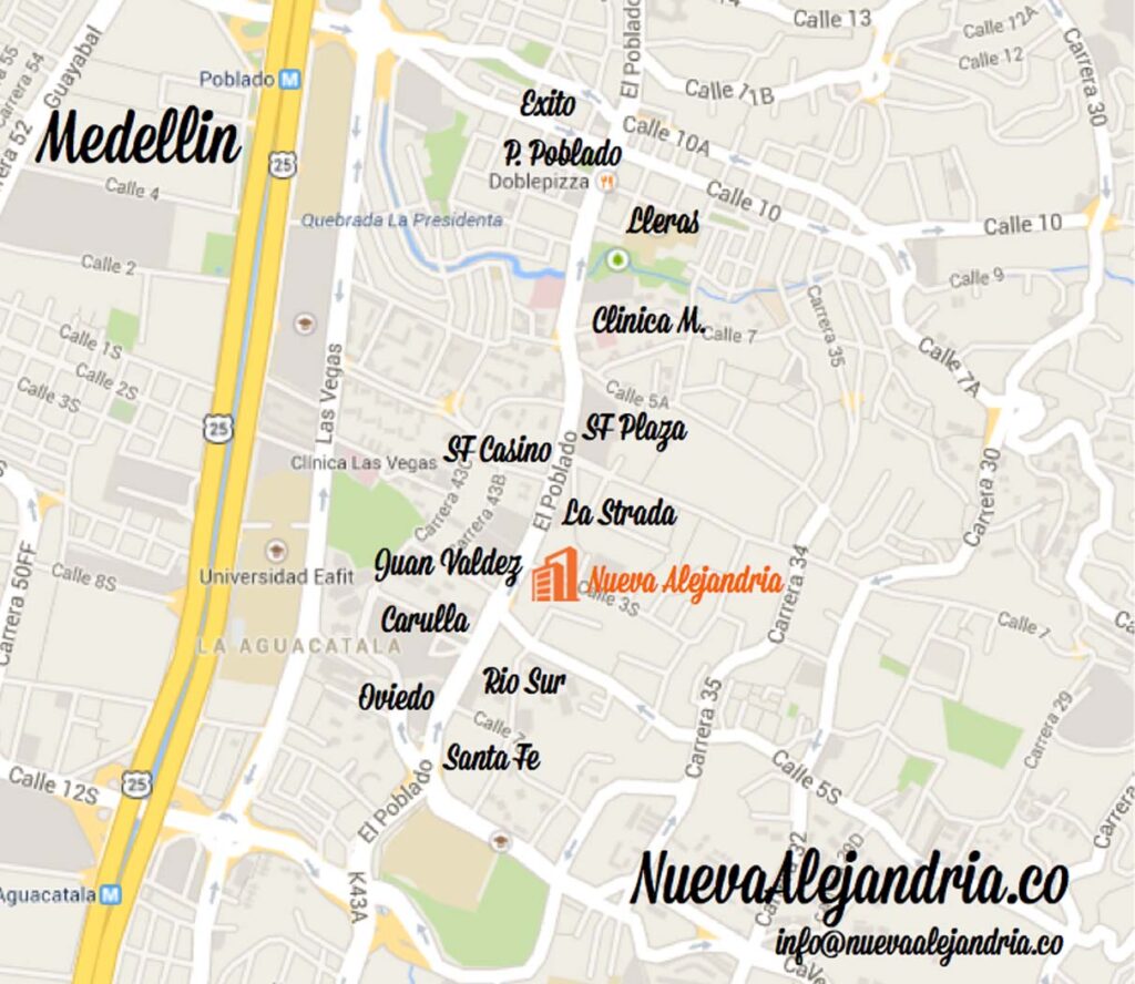 Nueva Alejandria 507 - 19. Nueva Alejandria Map