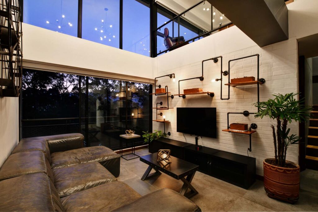Poblado de Zuniga 804 - Living Room Night