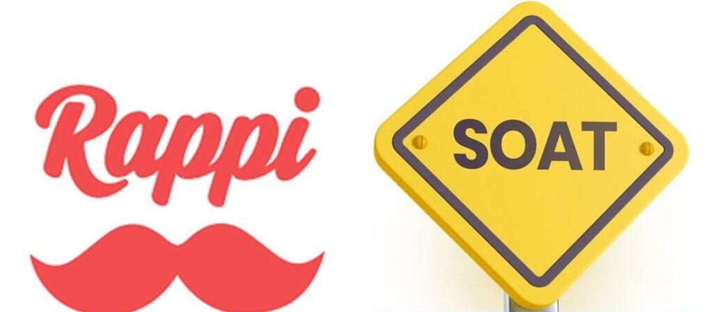 Rappi with a warning signal of SOAT
