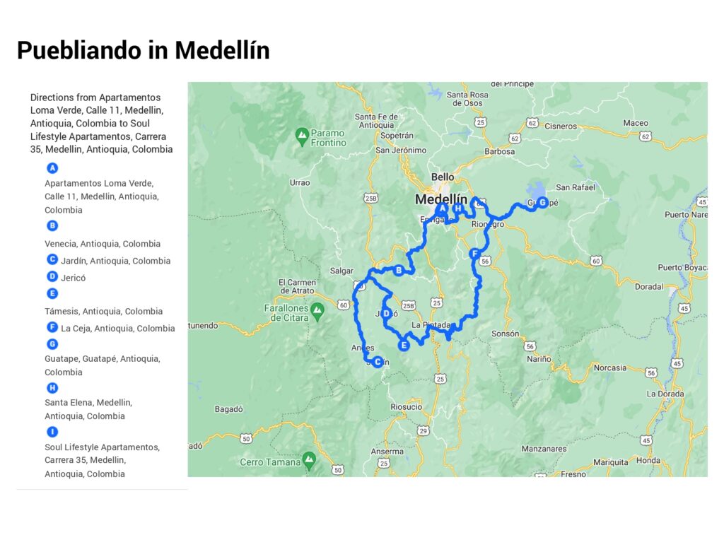 Puebliando in Medellin