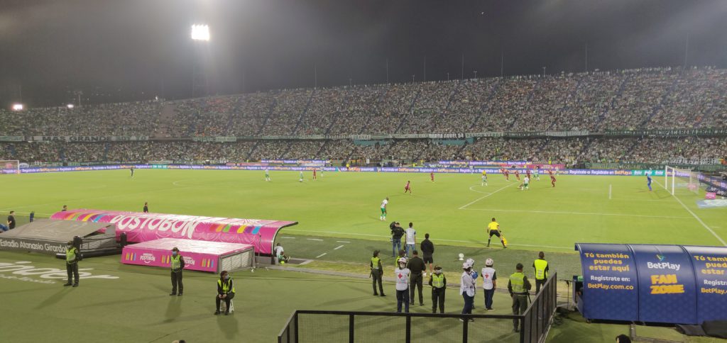 Medellín Soccer tournament at the local stadium