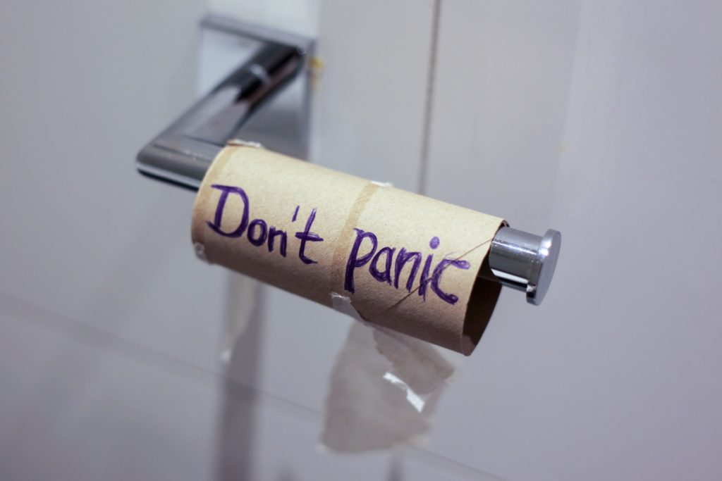 Don't Flush Toilet Paper
