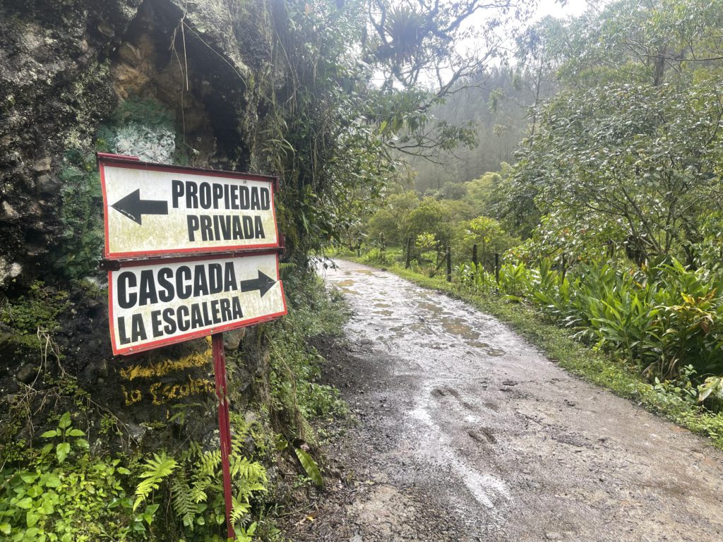 Hiking to Cascada La Escalera
